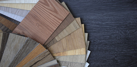 Laminated wooden sample